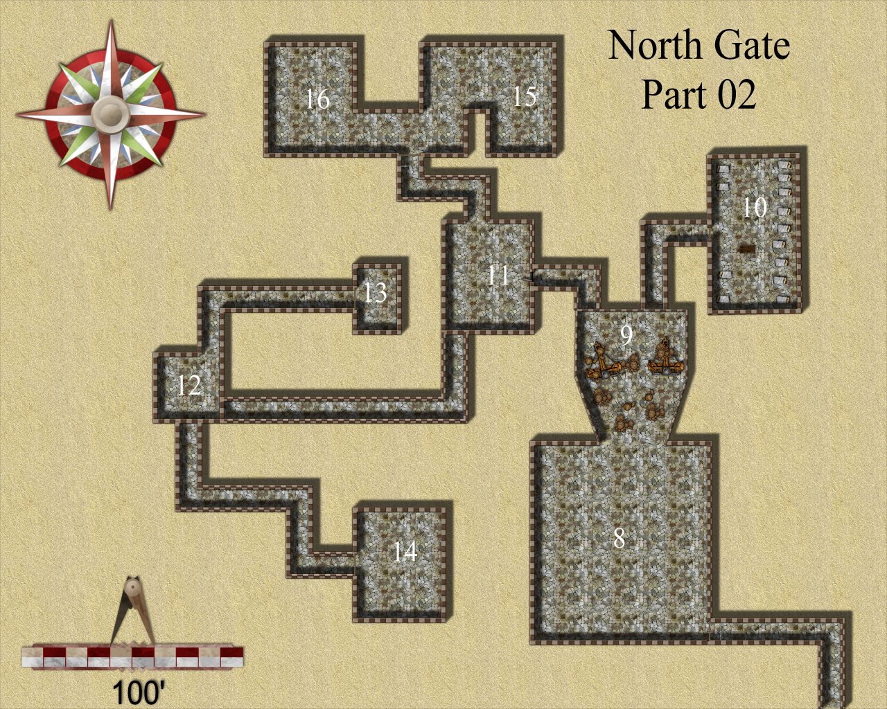 Nibirum Map: north gate 2 by JimP